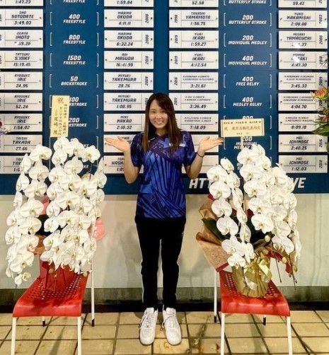 水泳選手の増田葵