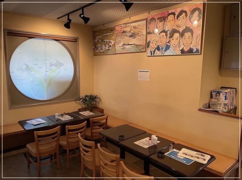 笠松将さん叔母経営喫茶店内装