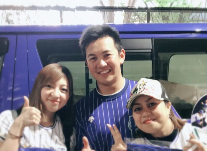 山崎康晃と母・ベリア、姉・山崎麻美