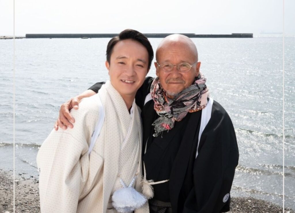 濱田岳さんと火野正平さん