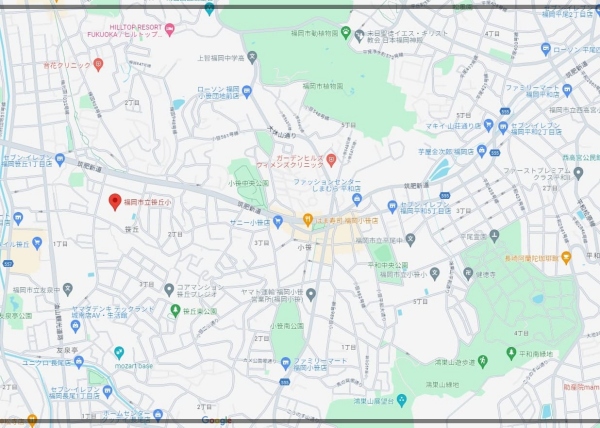 今田美桜さん福岡市中央区地図