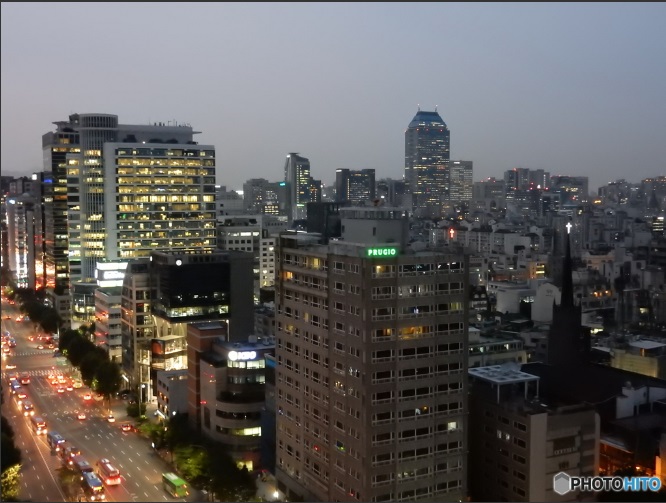 キム・チェウォンの実家_江南区界隈の夜景