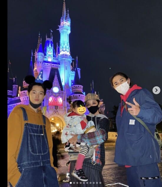 窪塚愛流と家族