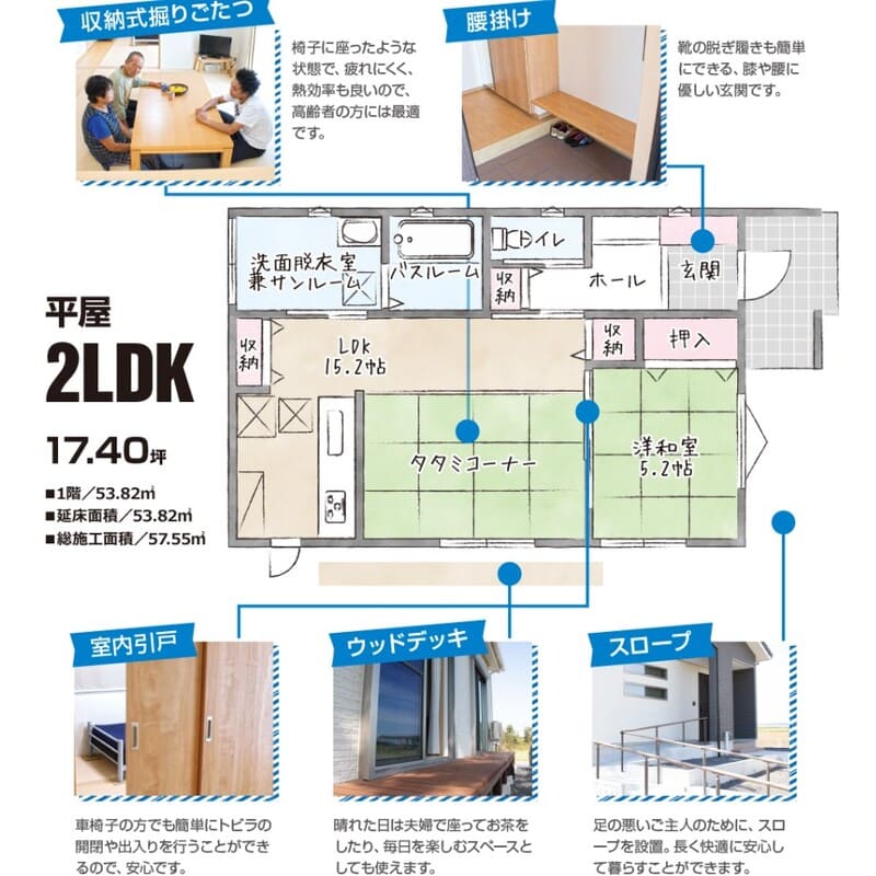 サンシャイン池崎の実家新居の間取り