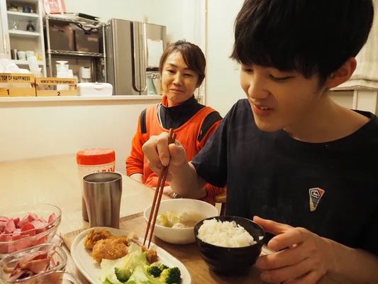 安楽宙斗さんの食事