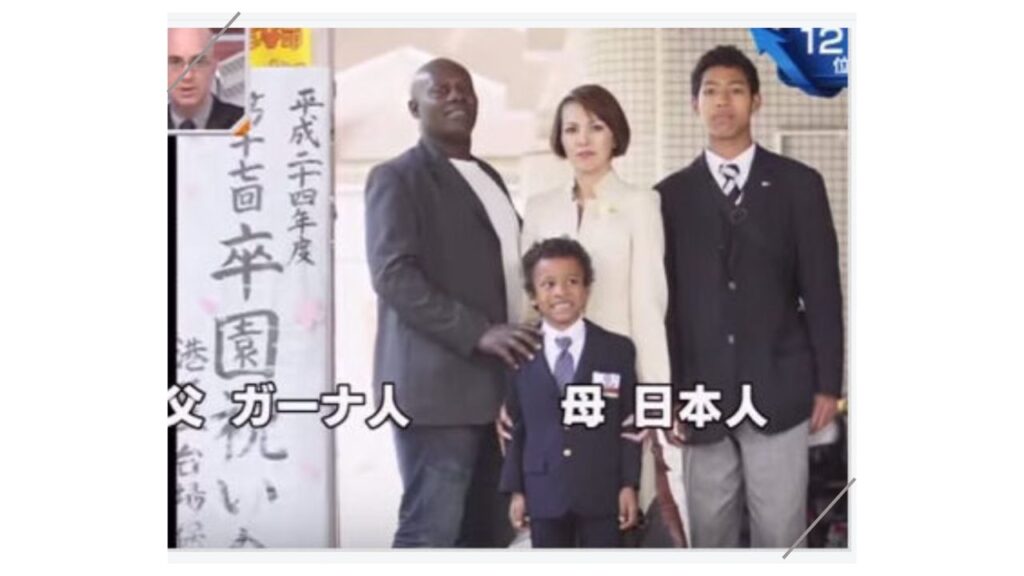 サニブラウンさんの家族