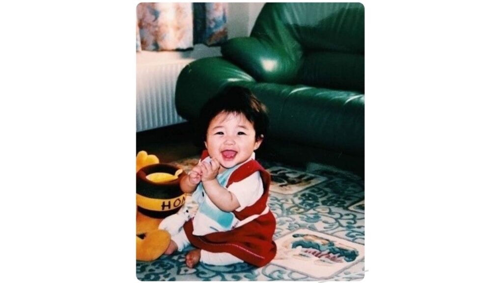 松岡朱里さん幼少期