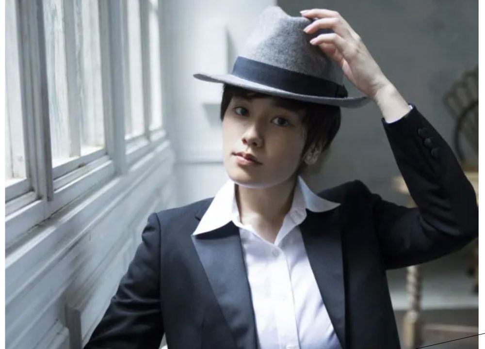 筧美和子さん男装