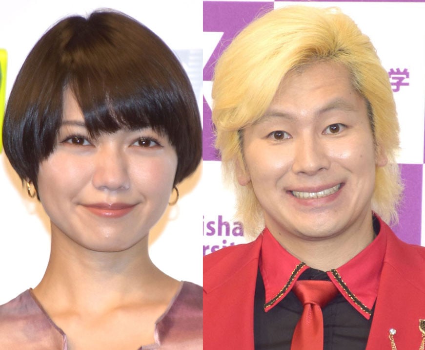 カズレーザーと妻・二階堂ふみの2ショット
